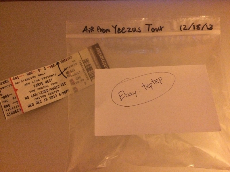 Illustration for article titled Fans bid more than $60,000 for bag of air from Kanye show